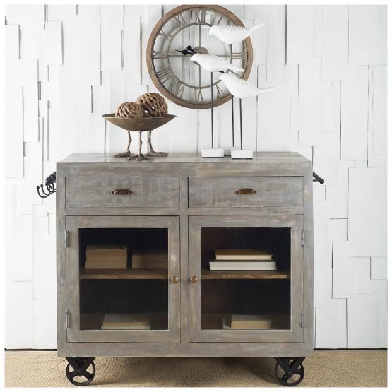 Alouette I (Large) 10L x 4W White Wooden Carved Bird - Image 3