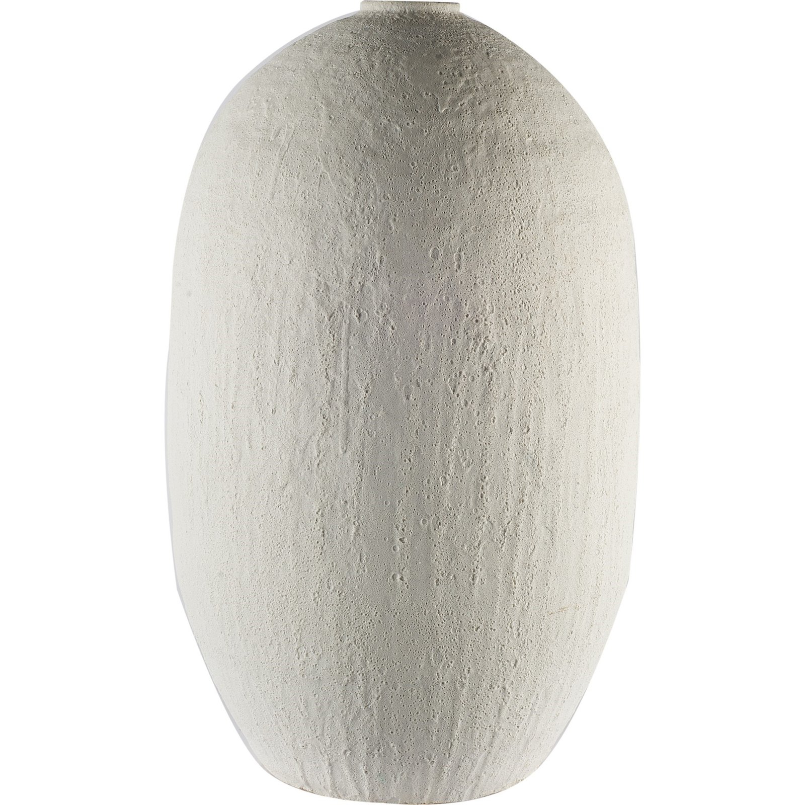 Karakum II Large White Textured Ceramic Vase