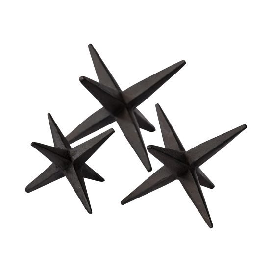 Rhea (Set of 3) Brown Cast Iron Small Medium & Large Jacks
