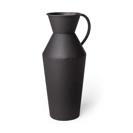 Emily II 6L x 5W Black Metal Decorative Jug