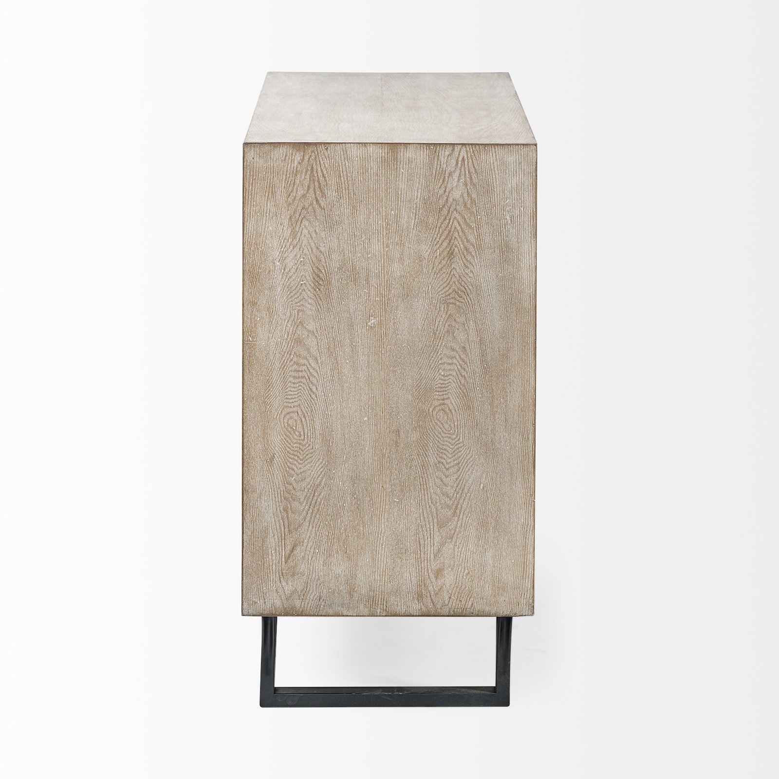 Giselle I 40L x 16W Light Brown Fir Veneer 3 Drawer Accent Cabinet - Image 3