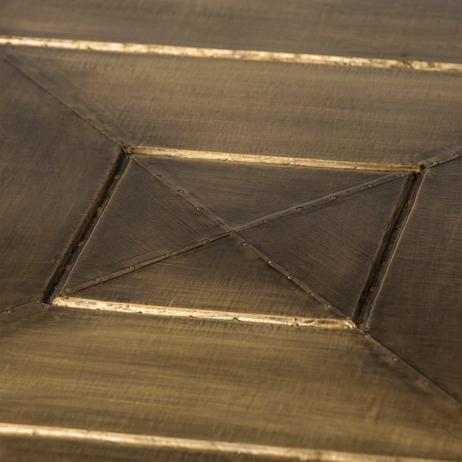 Kandinsky 50" Square Brown Solid Wood Table & Base Coffee Table - Image 3