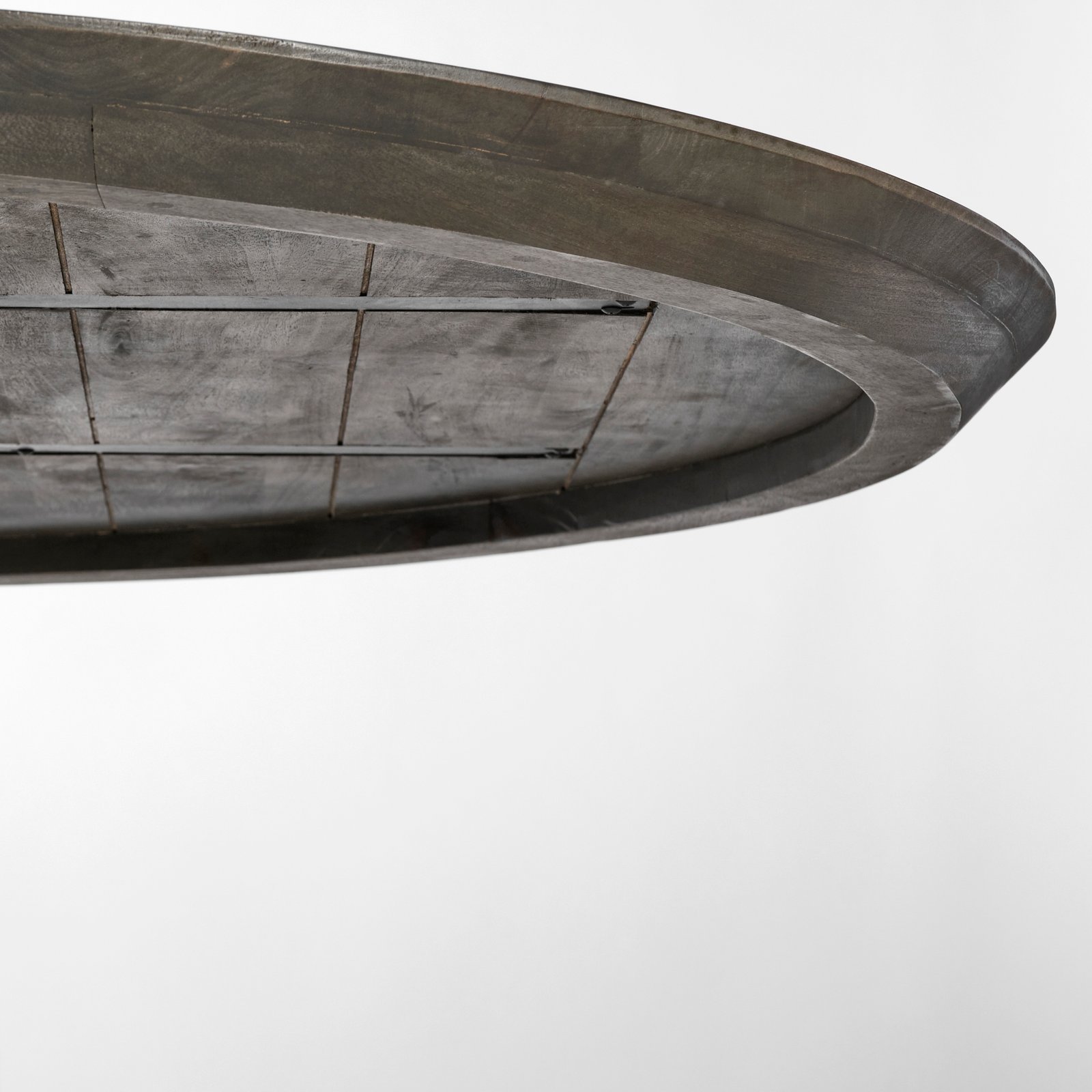 Fitzgerald 60" Round Brown Solid Wood Top & Base Dining Table - Image 4