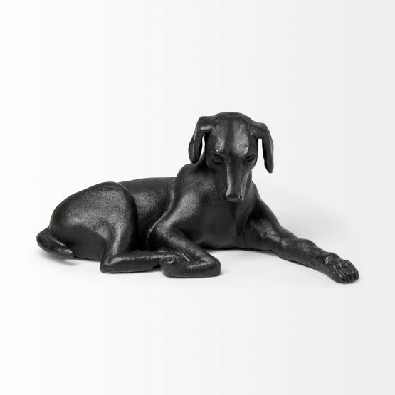 Czar 11L x 7W Black Metal Labrador Retriever - Image 2