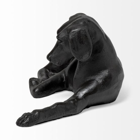 Czar 11L x 7W Black Metal Labrador Retriever - Image 3