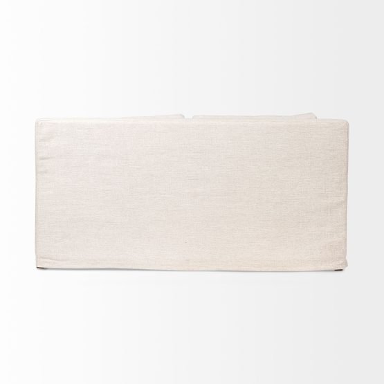 Denly I 69 X 38.25 X 34.5 Beige Slipcover Two Seater Sofa - Image 4