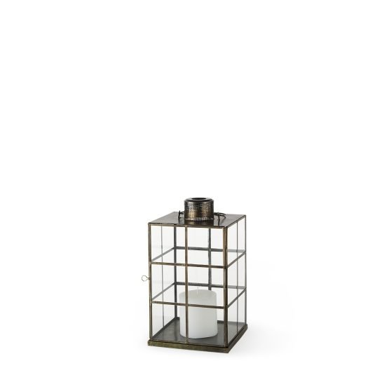 Grimwig (Small) 8L x 8W x 15H LANTERN W/SHEET BASE WITHOUT BEVELLED