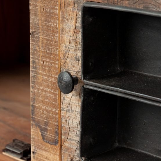 Wilton II Reclaimed Wood and Metal Media Console - Image 4
