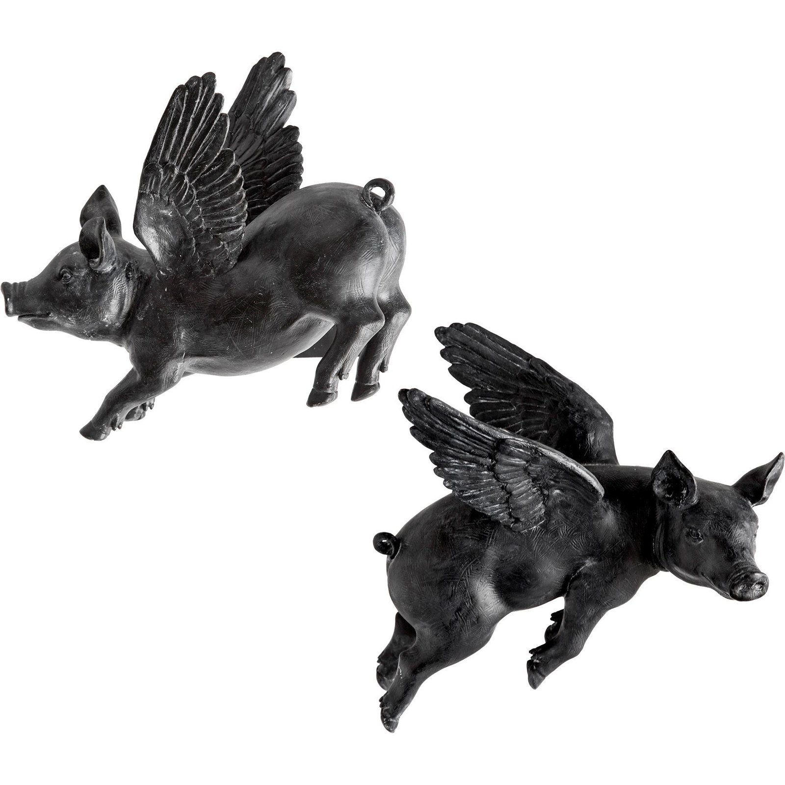 Hogbadi Black Post Mount (Set of 2)