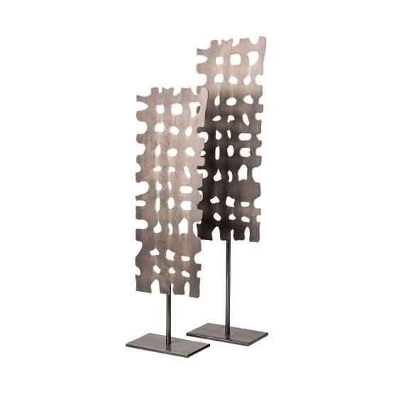 Shaw I (Small) 5L x 3W Gray Rectangular Decorative Object - Image 3