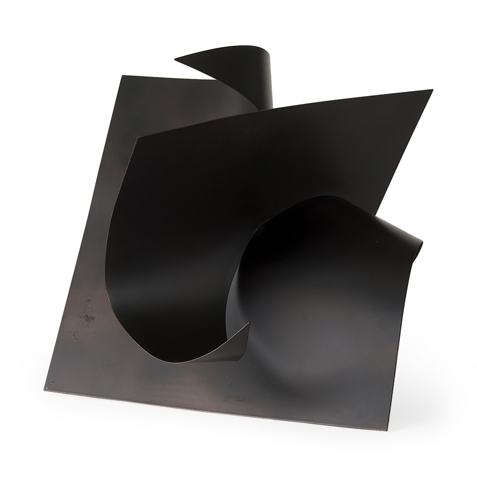 Francesca 18.1L x 18.1W x 18.1H Black Metal Sculptural Decorative Object