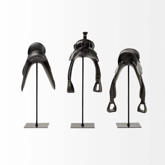 Colt II 9L x 7W Black Equestrian-Inspired Jumping Horse Saddle - Image 2