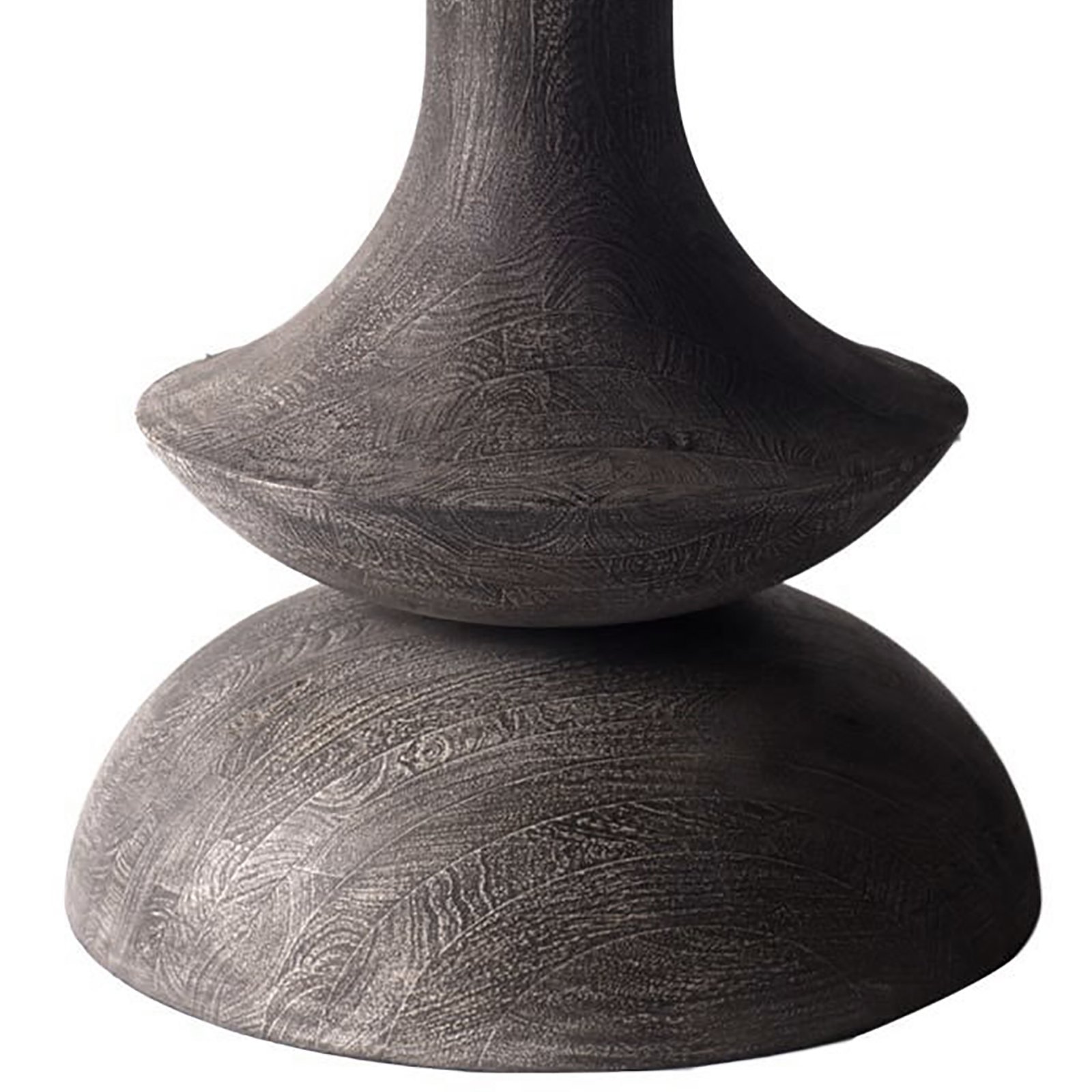 Crossman III 60L x 60W x 30H Dark Brown/Gray Solid Wood Base W/ Round Glass Top Dining Table - Image 3