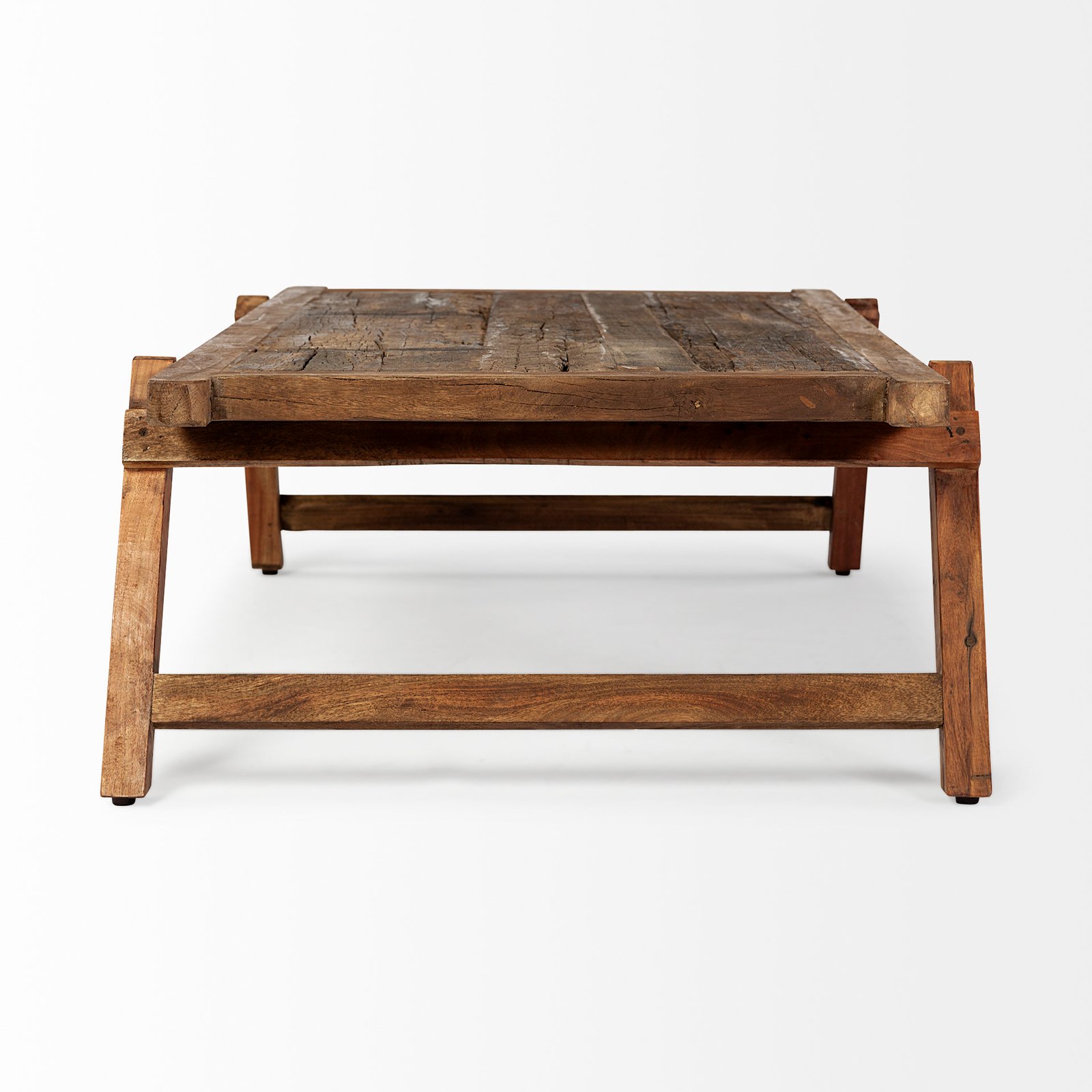 Armee 60 X 33.75 X 16 Rectangular Naturally Finished Reclaimed Wood Coffee Table - Image 3