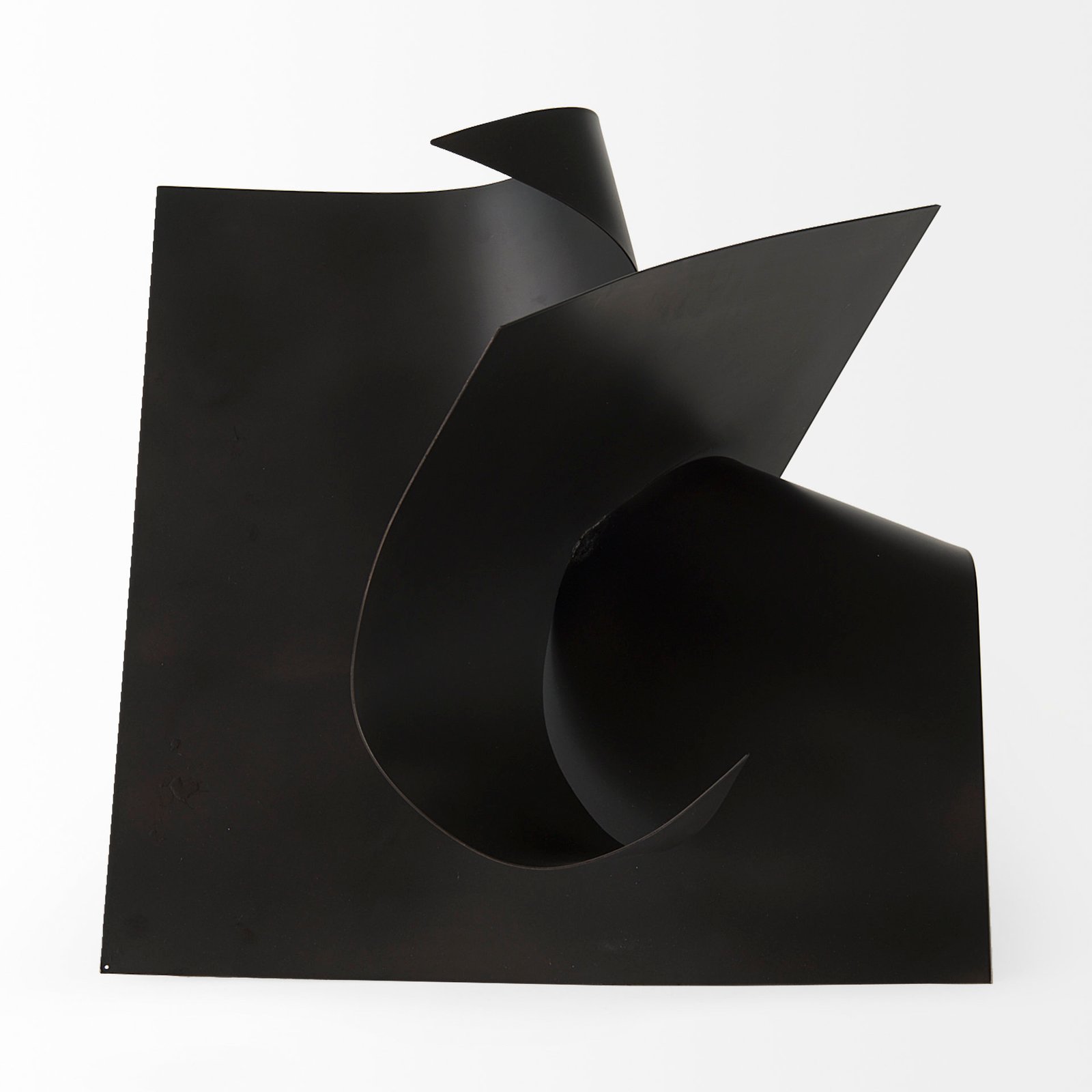 Francesca 18.1L x 18.1W x 18.1H Black Metal Sculptural Decorative Object - Image 2
