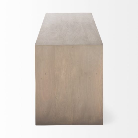 Konstantin 60.0 x 18.0 x 21.0 Light Brown Wood W/ Live Edge Four Drawer Media Console - Image 3