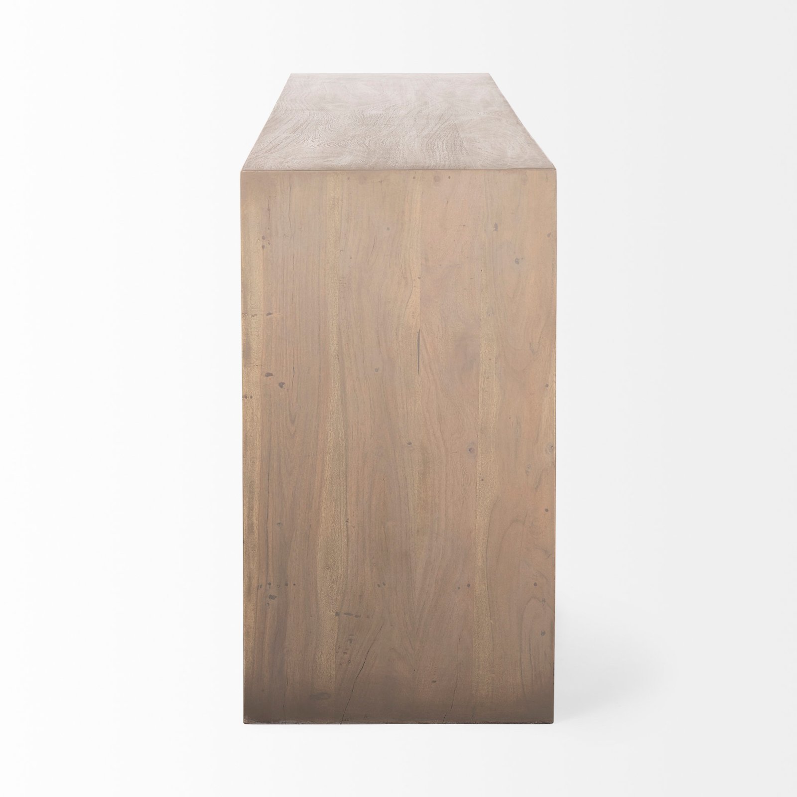 Konstantin 72.0 x18.0 x 32.0 Light Brown Wood W/ Live Edge Four Door Sideboard - Image 3