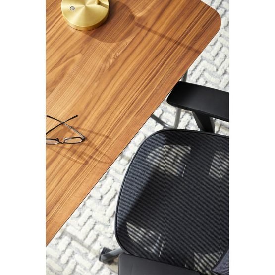 Bruno High Back Office Chair in Black Mesh and Frame - Image 9