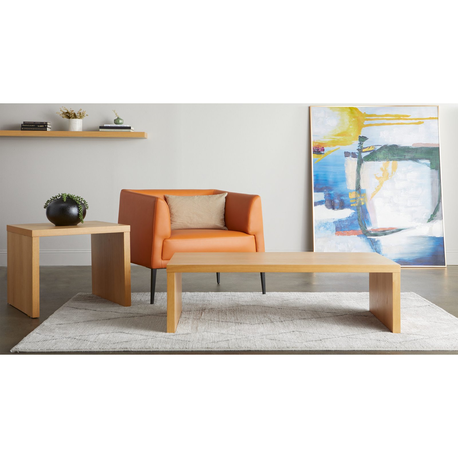 Barney Floating Shelf/Shelving in Oak - Image 7