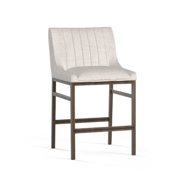 Halden Counter Stool Beige Linen - Image 7