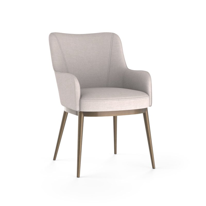 Franklin Dining Armchair Beige Linen - Image 7