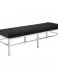 CHANNEL Bench GY-BC-7936 Sky Black Velvet