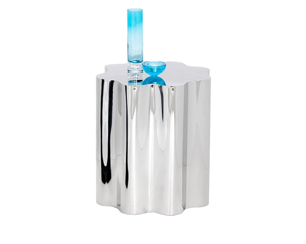 Dahlia Side Table Silver