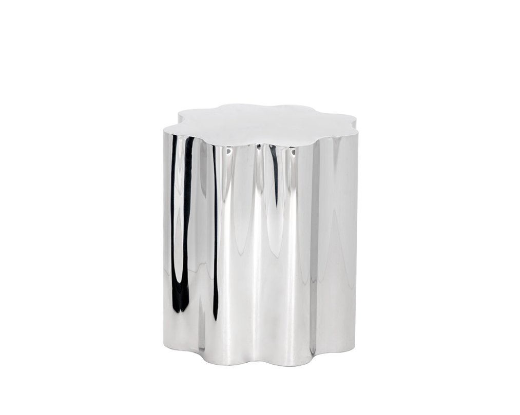 Dahlia Side Table Silver - Image 2