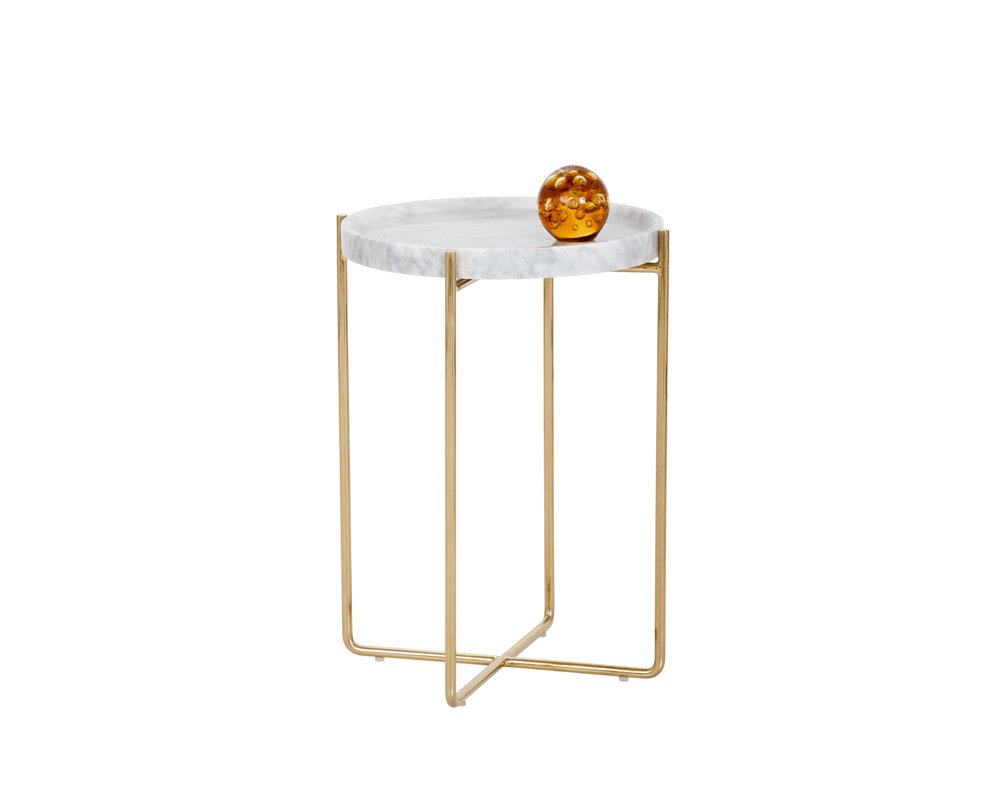 Liv End Table White