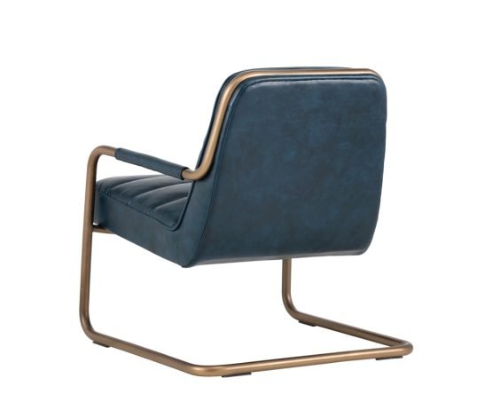 Lincoln Lounge Chair Vintage Blue - Image 8