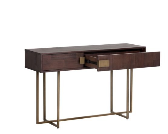 Jade Console Table Dark Mango - Image 3