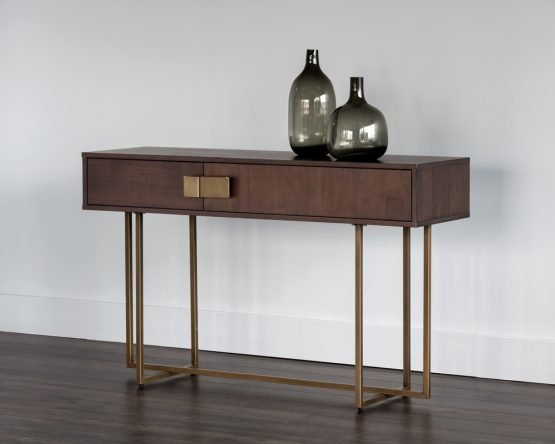 Jade Console Table Dark Mango - Image 4