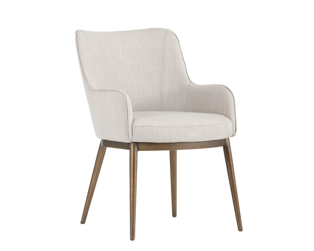 Franklin Dining Armchair Beige Linen