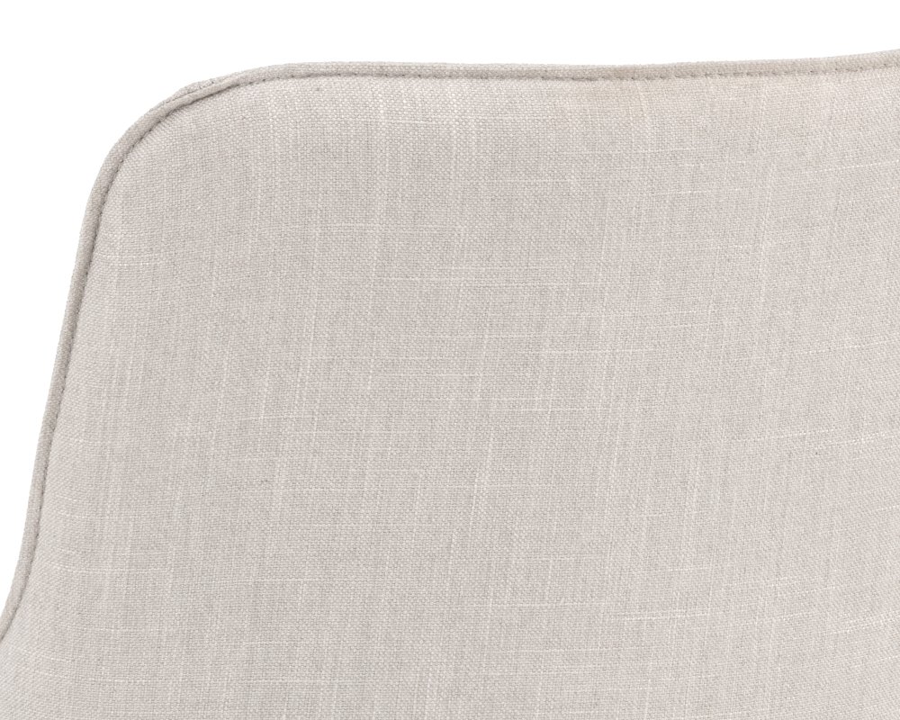 Franklin Dining Armchair Beige Linen - Image 4
