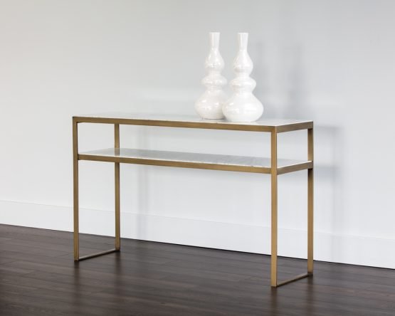Evert Console Table White Marble - Image 3