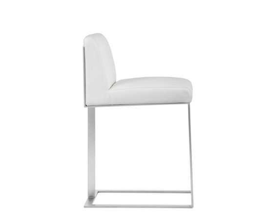 Dean Counter Stool - Stainless Steel Cantina White - Image 3