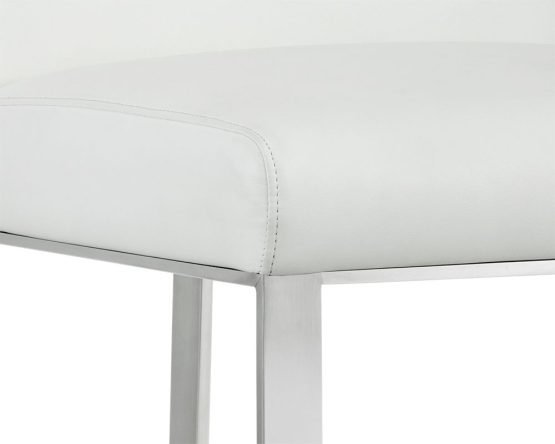 Dean Counter Stool - Stainless Steel Cantina White - Image 4