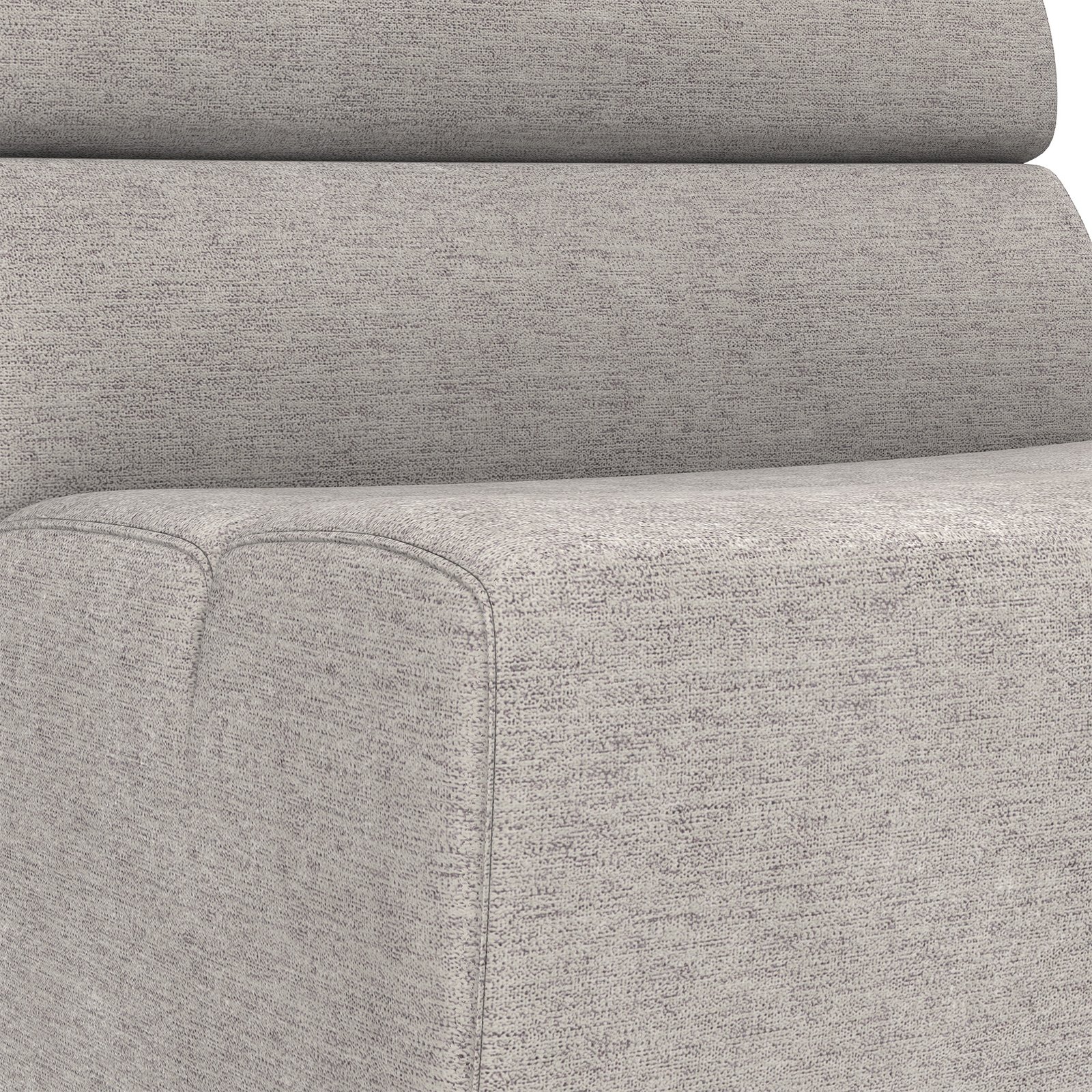 Cornell Modular Armless Chair Polo Club Stone - Image 11
