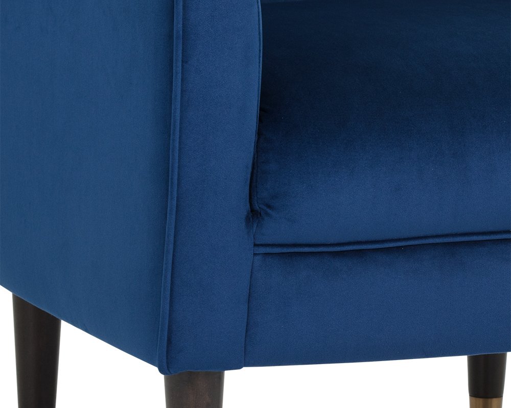 Bow Lounge Chair - Navy Blue Sky - Image 3
