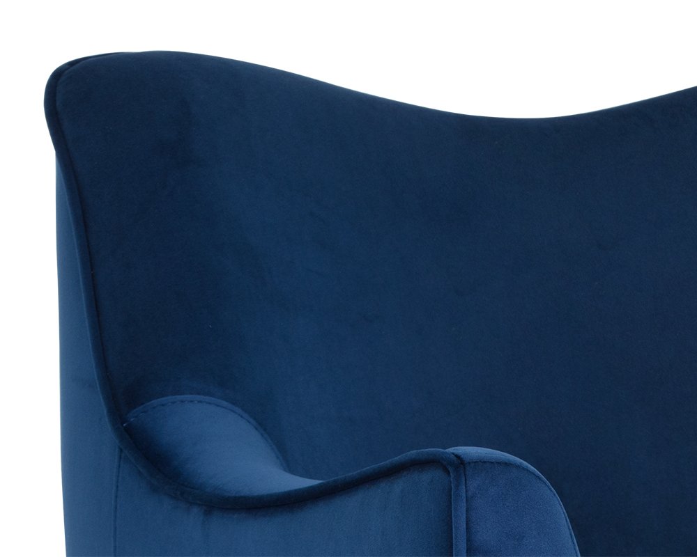 Bow Lounge Chair - Navy Blue Sky - Image 4