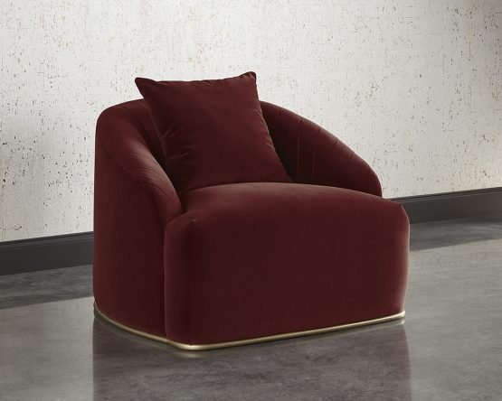 Astrid Armchair Merlot - Image 10