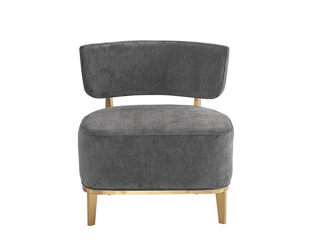 Melville Lounge Chair - Polo Club Kohl Grey - Image 2