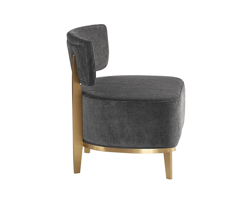 Melville Lounge Chair - Polo Club Kohl Grey - Image 3