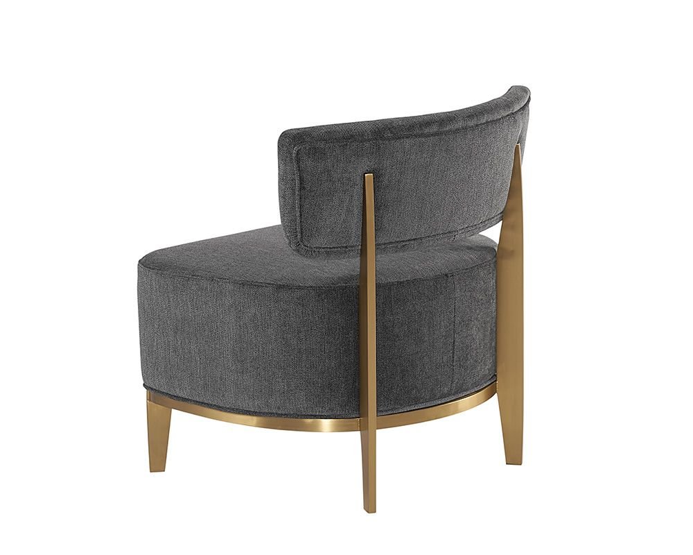 Melville Lounge Chair - Polo Club Kohl Grey - Image 4