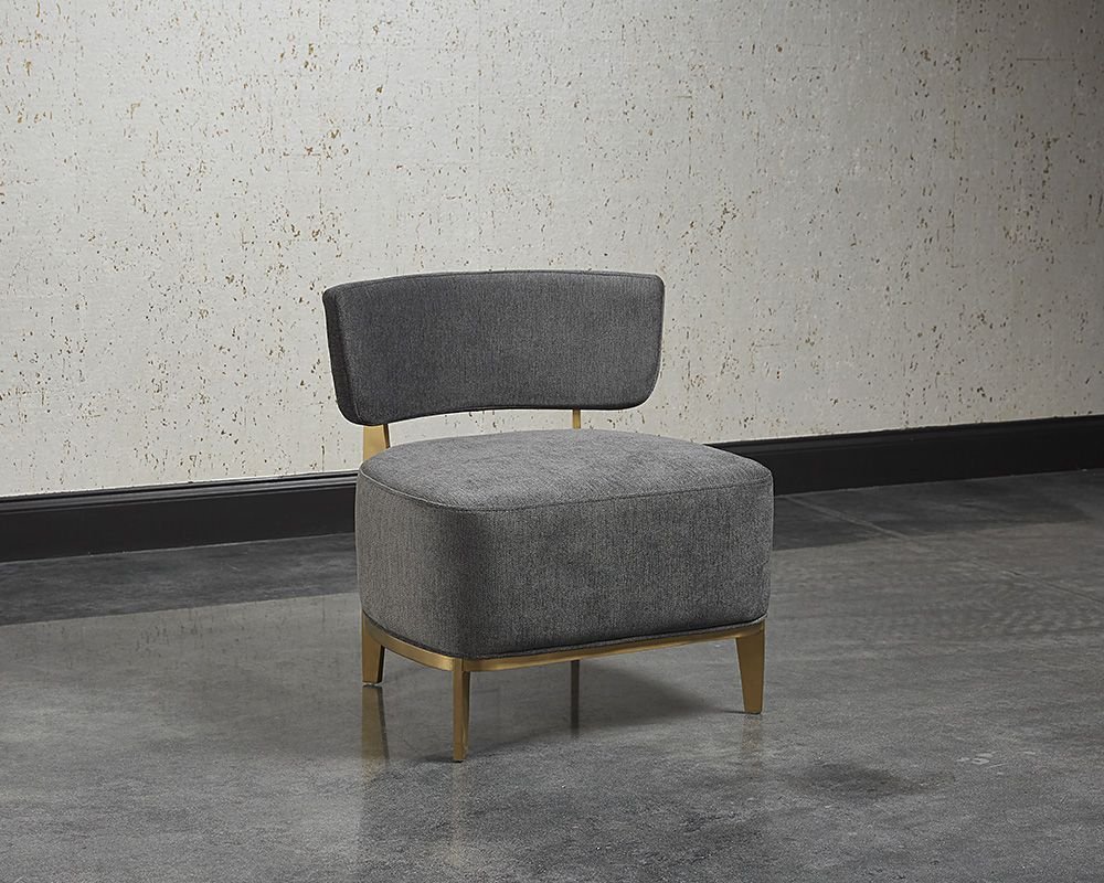 Melville Lounge Chair - Polo Club Kohl Grey - Image 5