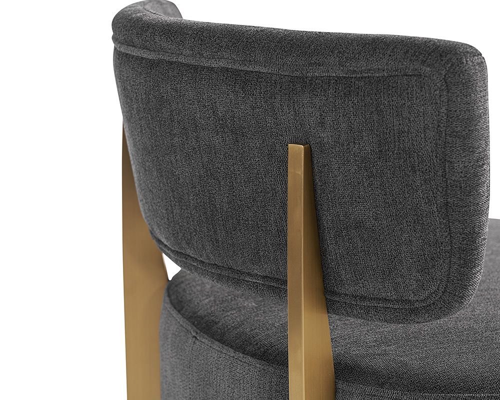 Melville Lounge Chair - Polo Club Kohl Grey - Image 6