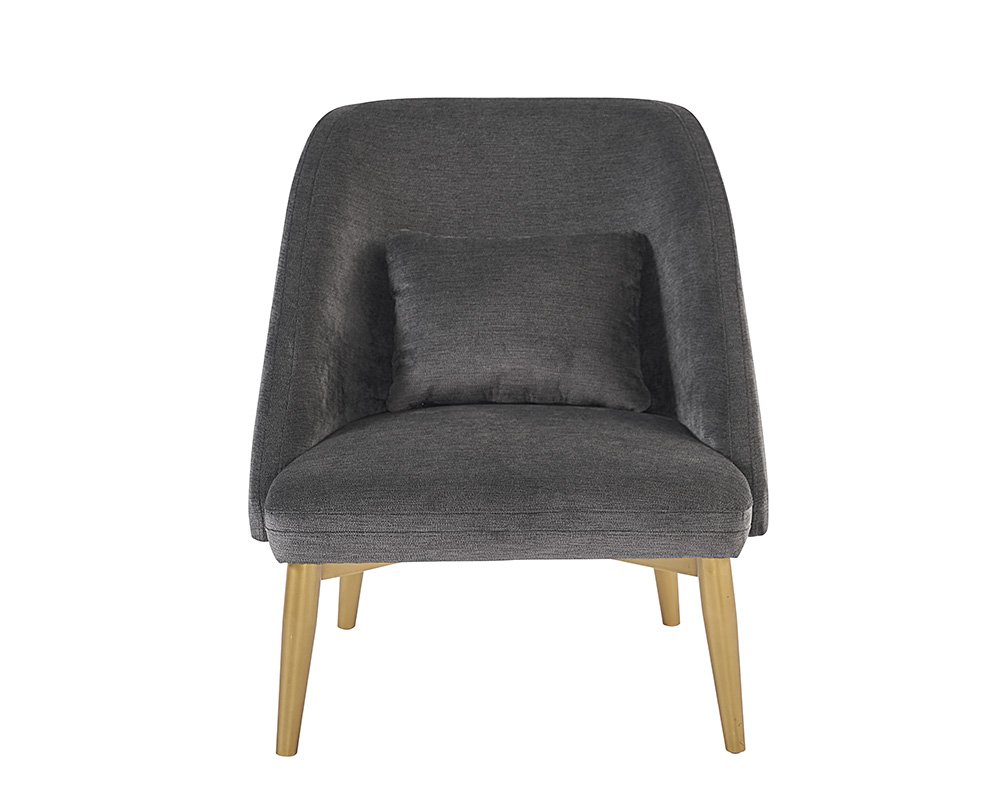 Riley Lounge Chair - Polo Club Kohl Grey - Image 7