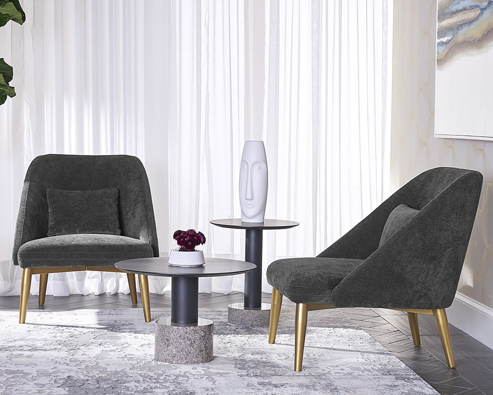 Riley Lounge Chair - Polo Club Kohl Grey - Image 6