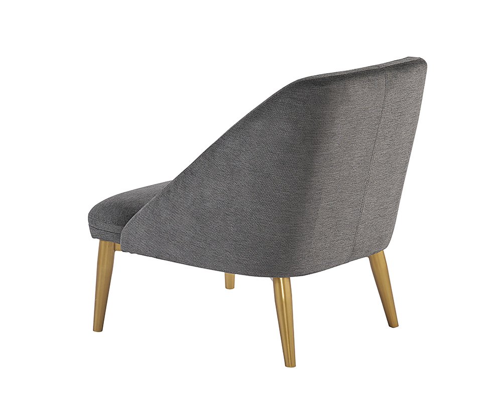 Riley Lounge Chair - Polo Club Kohl Grey - Image 2