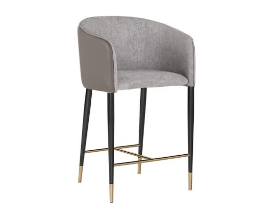 Asher Counter Stool Flint Grey / Napa Taupe